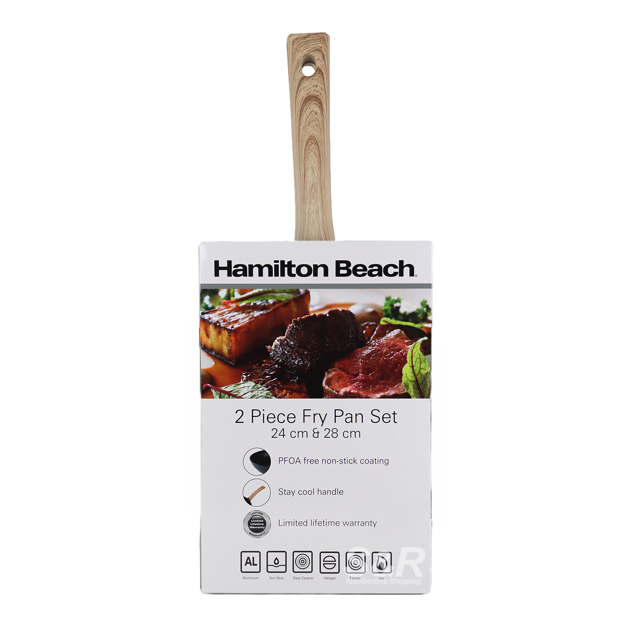 Hamilton Beach 2pc Fry Pan Set Hamilton Beach 2pc Fry Pan Set